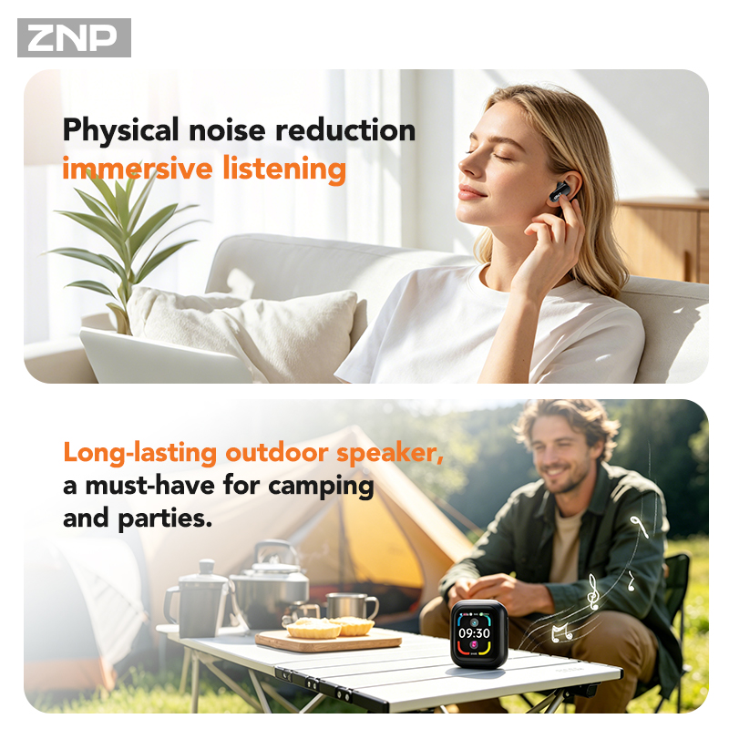 ZNP N04 TWS 무선 이어버드: 터치 스크린, 블 - Headphones 리뷰 및 가격